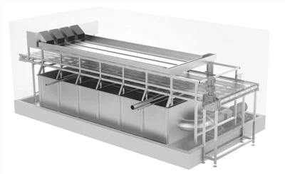 Spirāles sprādziena saldētava