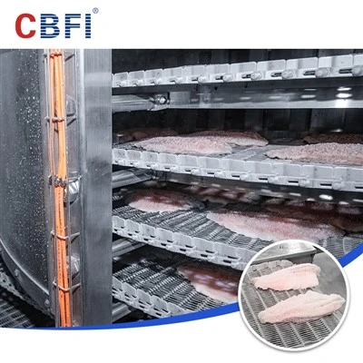 CBFI SD-500 IQF dubultā spirālveida saldētava
